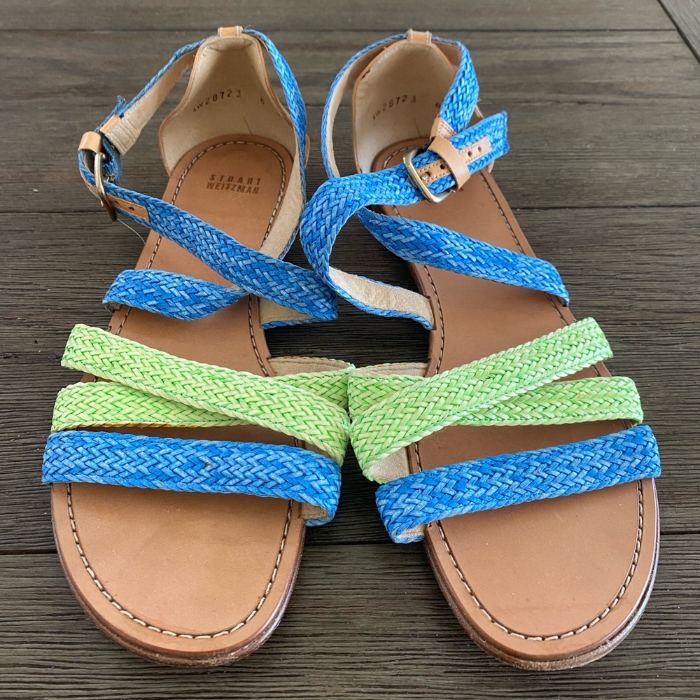 Stuart Weitzman Colorful Sandals Size 8 M